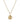 Gold Huge Lined Flower Necklace waterproof tarnish-free jewellery - Binky Belle