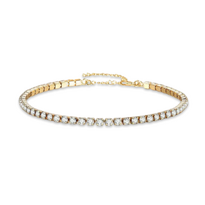 Gold Tennis Bracelet - Binky Belle waterproof, tarnish-resistant jewellery jewelry with a durable finish, designed for stylish everyday wear.