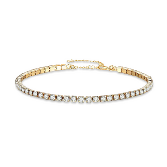 Gold Tennis Bracelet Bracelet waterproof tarnish-free jewellery - Binky Belle