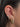 Gold X Hoops Earrings waterproof tarnish-free jewellery - Binky Belle