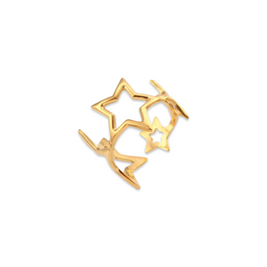 Gold Star Adjustable Ring