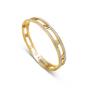 Gold Roman Bangle