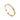 A gold-colored bangle bracelet adorned with crystal embellishments.