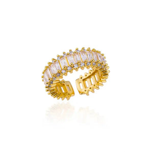 Gold Waterfall Adjustable Ring