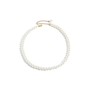 8mm Gold Pearl Necklace