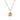 Gold rope chain necklace featuring a large, textured four-petal flower pendant with beaded detailing around the edges, displayed on a plain white background