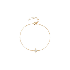 Gold Dainty Star Bracelet