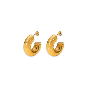 Gold Thick Hoops 3cm