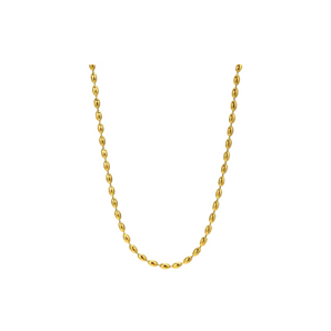 Gold Dainty Bead Necklace