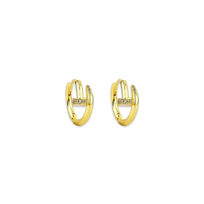 Gold Luxe Hoops