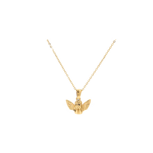 Gold Angel Baby Necklace