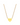 A gold-plated necklace with a heart-shaped pendant featuring the design '11:11' on it.