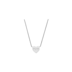Silver Heart Shaped 11:11 Necklace