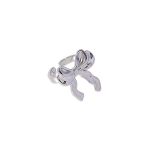 Silver Bow Adjustable Ring