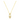 A gold-dainty padlock necklace with a small, heart-shaped padlock pendant on a chain, displayed against a white background.