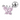 A silver stud earring with a butterfly design, featuring pink gemstones, attached to a ball for a piercing.