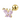 A gold-plated stud earring featuring a butterfly design with pink accents.