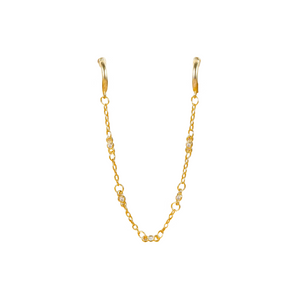 Gold 1 Piece Dangly Chain