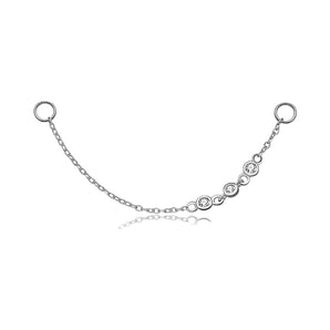 Silver Chain For Studs