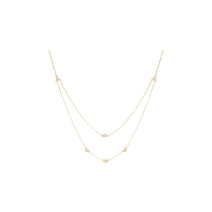 Gold Dainty Layered Necklace