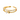 Gold ring with a double band design; one band is studded with clear gemstones, and the other features a textured pattern with a small heart charm. Elegant and romantic.