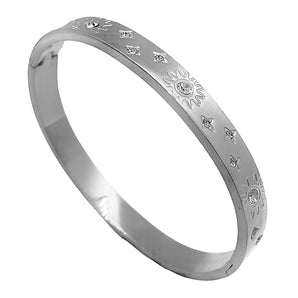 Silver Star and Sun Bangle