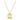 Gold Square Pendant Necklace