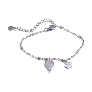 Silver Lollipop Bracelet