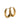 A set of gold plated hoop earrings, featuring a simple yet chic circular shape.