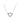Silver heart-shaped pendant encrusted with small diamonds, hangs on a delicate chain. The design is elegant and conveys a sense of romance and simplicity.