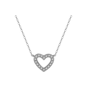 Silver Dainty Crystal Overload Necklace