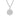Silver compass pendant necklace featuring a mother-of-pearl centre with a starburst design and crystal accents, suspended from a delicate chain.