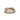 A modern mixed-metal ring featuring two sleek silver bands and one gold band adorned with a row of tiny clear crystals, all interlinked in a twist design.