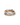A modern mixed-metal ring featuring two sleek silver bands and one gold band adorned with a row of tiny clear crystals, all interlinked in a twist design.