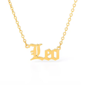 VARIOUS Gold Zodiac Necklaces