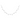 Delicate silver necklace with alternating round and diamond-shaped gemstones, conveying elegance and sophistication on a white background.