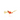 Gold fish stud earring with red heart design on a white background