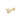 Gold earring with opal stones on a white background
