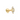 Gold earring with a white stone and 'S925' marking on a white background