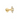 Gold earring with a white stone and 'S925' marking on a white background