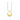 Gold Thick Circle Necklace