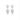 Silver lobster earrings with shell accents on a white background