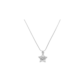 Silver Star Studded Necklace - Binky Belle waterproof, tarnish-resistant jewellery jewelry with a durable finish, designed for stylish everyday wear.