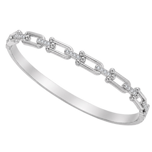Silver Links Bangle