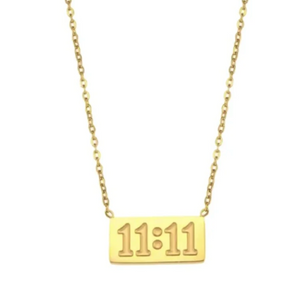 Gold 11:11 Necklace