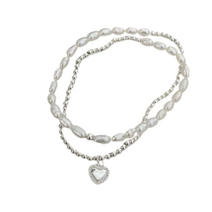 Silver Two Layer Bracelet