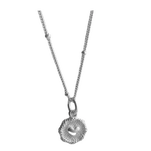 Silver Chrome Heart Necklace