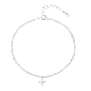 Silver Dainty Gigi Flower Bracelet