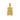 A gold-plated gummy bear charm covered in crystal embellishments.