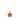 Gold chain necklace with a flower-shaped pendant. The pendant features six red gemstone petals, diamond accents, and a central diamond, conveying elegance.
